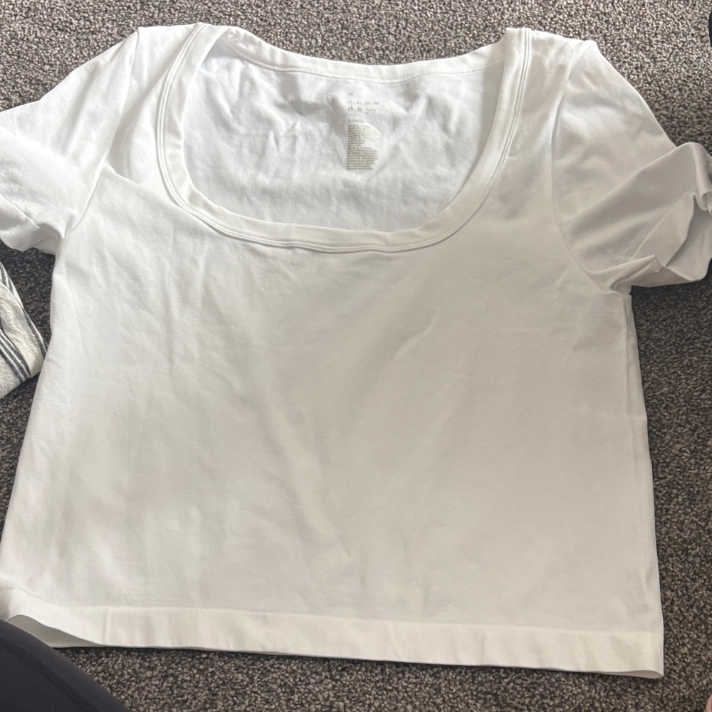 White Women's Top X-Large cropped